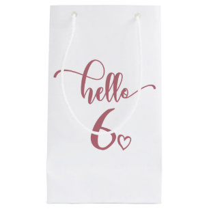 6. Geburtstagskinder Hallo Sechs Niedlichen 6 Jahr Kleine Geschenktüte