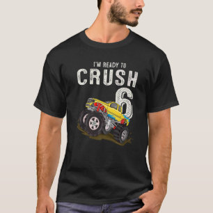 6. Geburtstagskinder Ich bin bereit 6 Monster zu z T-Shirt