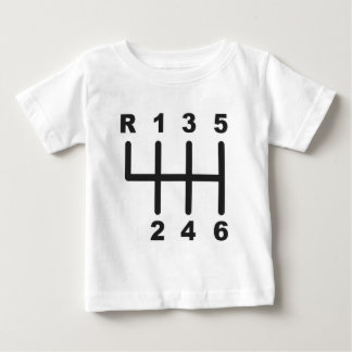 6 Geschwindigkeits-Schiebetor Baby T-shirt
