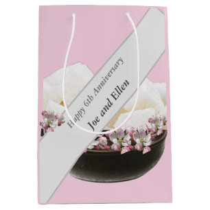 6. Hochzeitstag, Eisen und Zucker Mittlere Geschenktüte