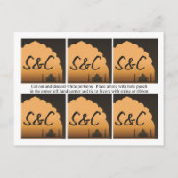 6 Indian Dream Gastgeschenk Hochzeit Tags