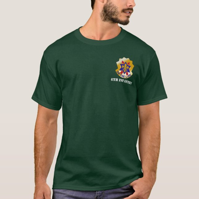 6. Infanterie-Abteilungs-T-Shirt T-Shirt (Vorderseite)