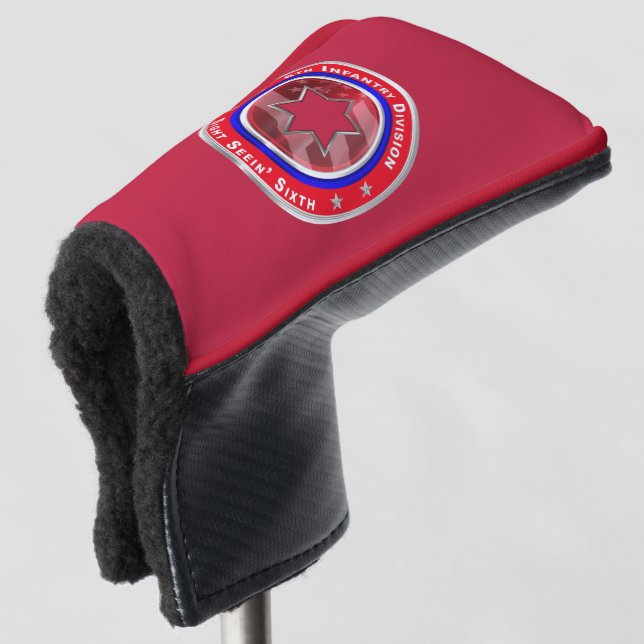 6. Infanterieabteilung "Red Star" Golf Headcover (3/4 Vorderseite)