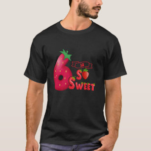 6 ist so süße Beeren-Geburtstag-Erdbeeren-Party 6. T-Shirt