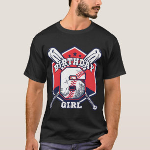6 Jahre alt 6. Baseball Geburtstagsparty Theme Boy T-Shirt