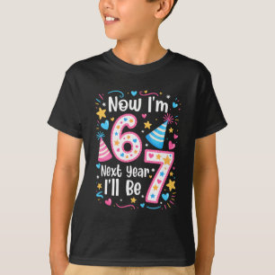 6 Jahre alt 6. Geburtstag Mädchen 6 7 Lustig Nächs T-Shirt