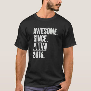 6 Jahre alt 6. Geburtstag Phantastisch seit Juli 2 T-Shirt