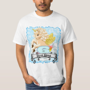 6 Jahre alt Birthday Unicoron Zollbezug T - Shirt