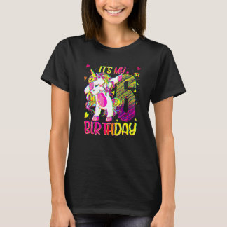 6 Jahre alt Einhorn Dabbing 6. Geburtstag Mädchen  T-Shirt