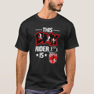 6 Jahre Alte Radfahrer Bmx Geburtstagsparty Decora T-Shirt