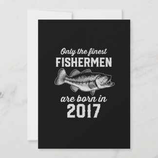 6 Jahre alter Fischer Angeln 2017 6. Geburtstag Einladung