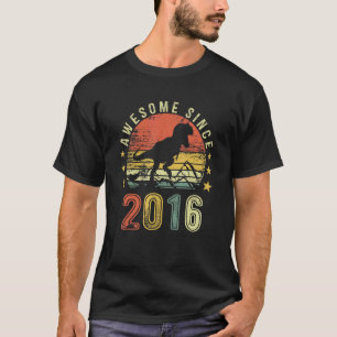 6 Jahre Phantastisch seit 2016 6. Geburtstag Dinos T-Shirt