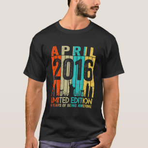 6 Jahre Vintager Geburtstag April 2016 Limited Ed T-Shirt