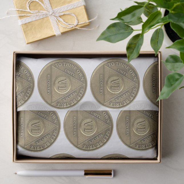 6-jährige Erholung-Jahresmitte Seidenpapier (Geschenk)