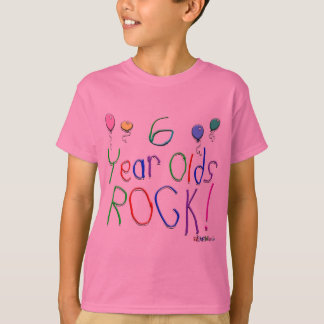 6-Jährige Felsen-! T-Shirt