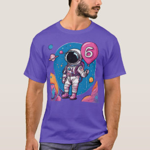 6-jährige Jungen, die Lieben Astronauten Platz ex T-Shirt