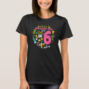 6-jähriges Girl Scientist 6. Geburtstag Girl Scien T-Shirt