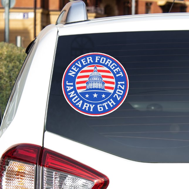 6. Januar 2021 Vergessen Sie nie 1/6/21 Anti-Trump Aufkleber (Von Creator hochgeladen)