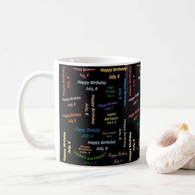 6. Juli Tasse (Mit Donut)