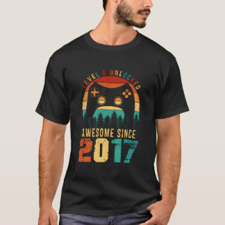 6. Klasse 6. Level freigeschalteter Gamer-Sohn T-Shirt