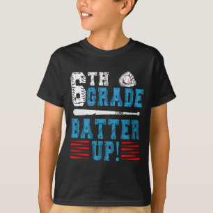 6. Klasse Baseballteam Zurück zur Schule 6. Klasse T-Shirt