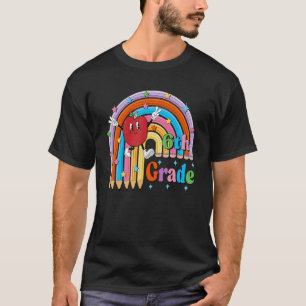 6. Klasse Bleistift Regenbogen Süßer Apfel Zurück  T-Shirt