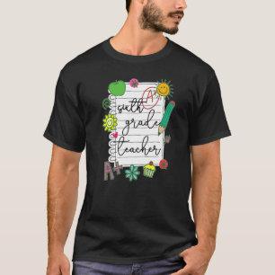 6. Klasse Lehrer Bester Sechster Klasse Lehrer T-Shirt