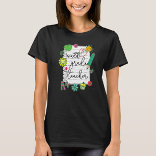 6. Klasse Lehrer Bester Sechster Klasse Lehrer T-Shirt