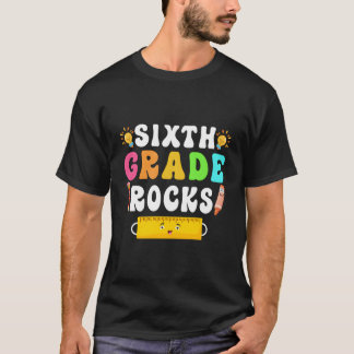 6. Klasse Rocks Student 6. Klasse zurück auf T-Shirt
