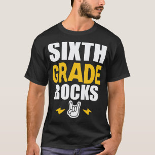 6. Klasse rockt Zurück zur Schule Musiklehrer Stu T-Shirt
