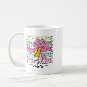 6. Klasse Vibes Groovy Coquette Schleife Cute Ck Z Kaffeetasse