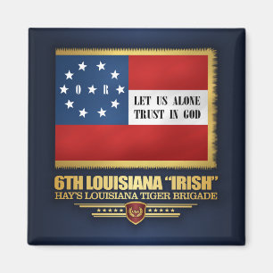 6. Louisiana "Irish" Infanterie Magnet