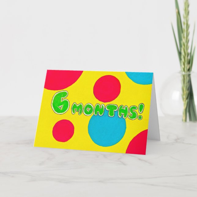 6 Monate Karte (Vorderseite)