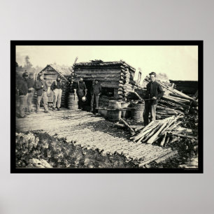 6. N.Y. Artillerie-Lager an der Weinbrand-Station, Poster