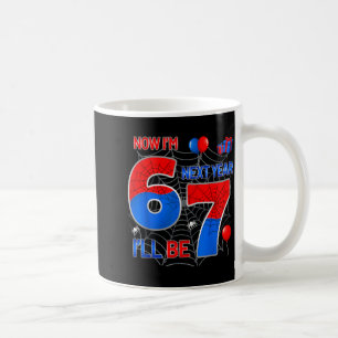 6 nächstes Jahr werde ich 7 lustiger 6. Geburtstag Kaffeetasse