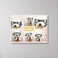 6 Name der Fotocollage Minimalistisch - Farbe bear