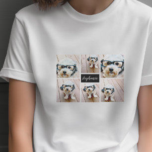 6 Name der Fotocollage Minimalistisch - Farbe bear T-Shirt