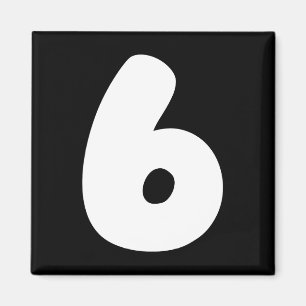 6 Nummer Sechs Sieben 67 Gen Alpha Slang T Lustige Magnet