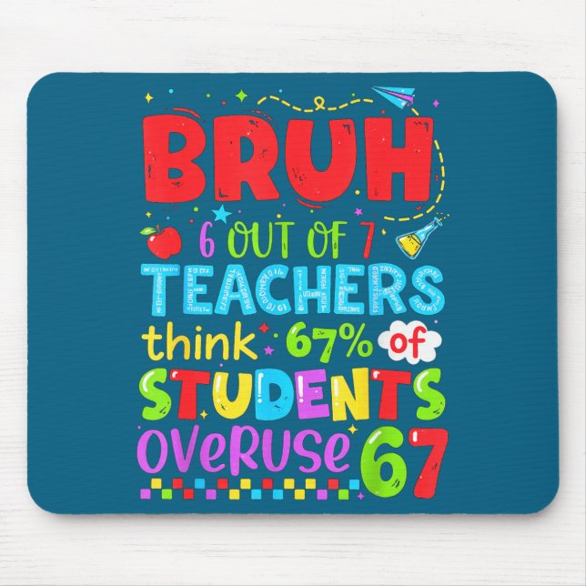 6 Out Of 7 Teachers Think 67% Of Students Overuse  Mousepad (Vorne)