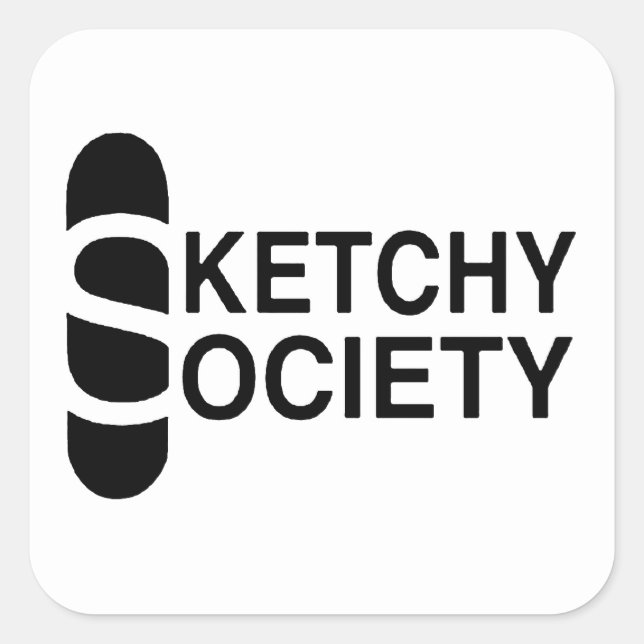 6 Pack-Aufkleber Quadratischer Aufkleber (Vorderseite)