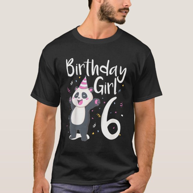 6 Panda 6th Py T-Shirt (Vorderseite)