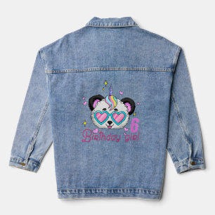 6. Panda Einhorn Jeansjacke