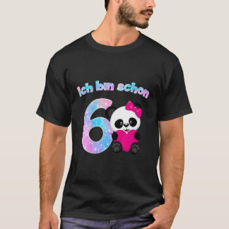 6. Panda für 6 Jahre T-Shirt