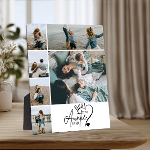 6 Personalisierte beste Tante Foto Collage Fotoplatte