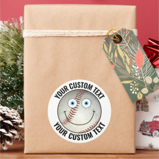 6 Personalisierter Basistext Benutzerdefiniert Hap Runder Aufkleber