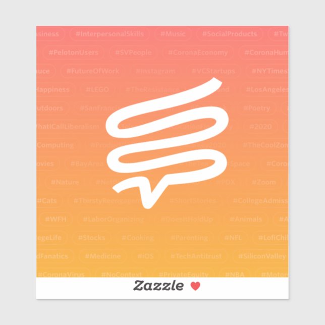 6" Quadratzoll Telepath-Aufkleber Aufkleber (Blatt)