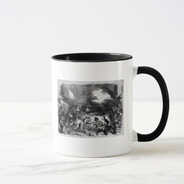 6. Regiment der Massachusetts-Freiwilligen Tasse (Rechts)