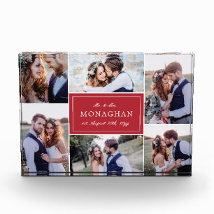 6 Rot der Foto-Collagen-  Fotoblock