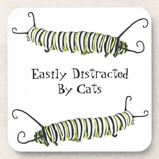 6 Rücken Untersetzer Kork - Leicht abgelenkt von K (Vorderseite)