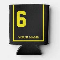 6 Schwarz mit gelbem Sattelleder